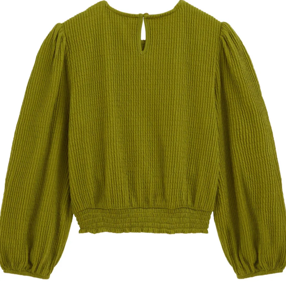 WE Fashion blousetop olijfgroen, foto 4
