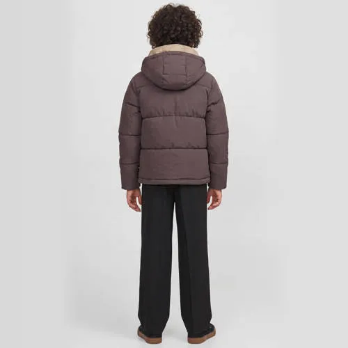 Jack & Jones Galaxy puffer winterjas bruin, foto 3