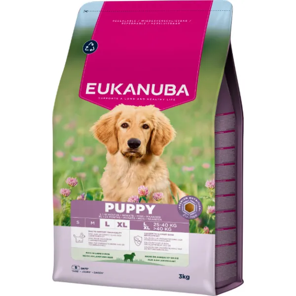 Eukanuba Puppy Large met lam en rijst hondenvoer