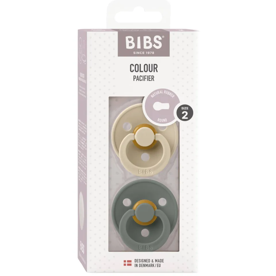 Bibs Colour fopspeen vanilla/pine, foto 4