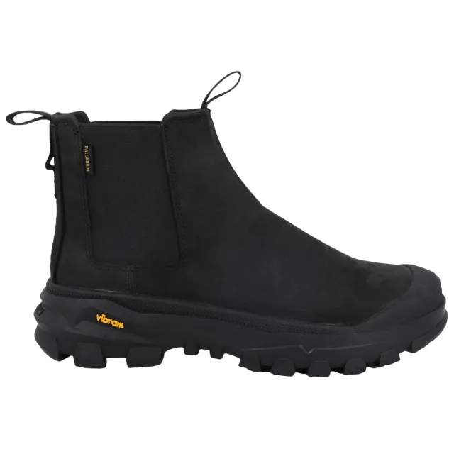Palladium Rider Chelsea Legacy chunky leren chelsea boots met profielzool - zwart