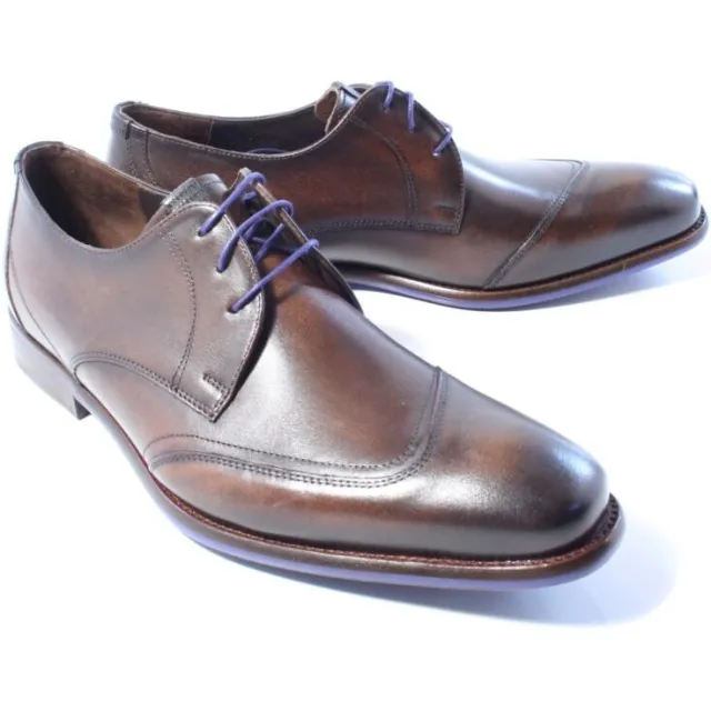 Floris Van Bommel Heren veterschoenen bruin 7.5