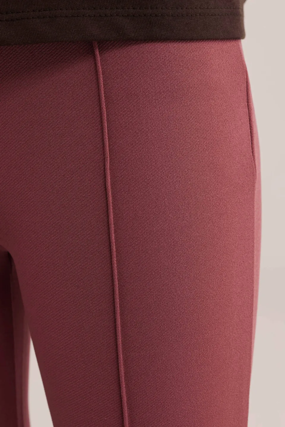 WE Fashion flared broek oudroze, foto 5