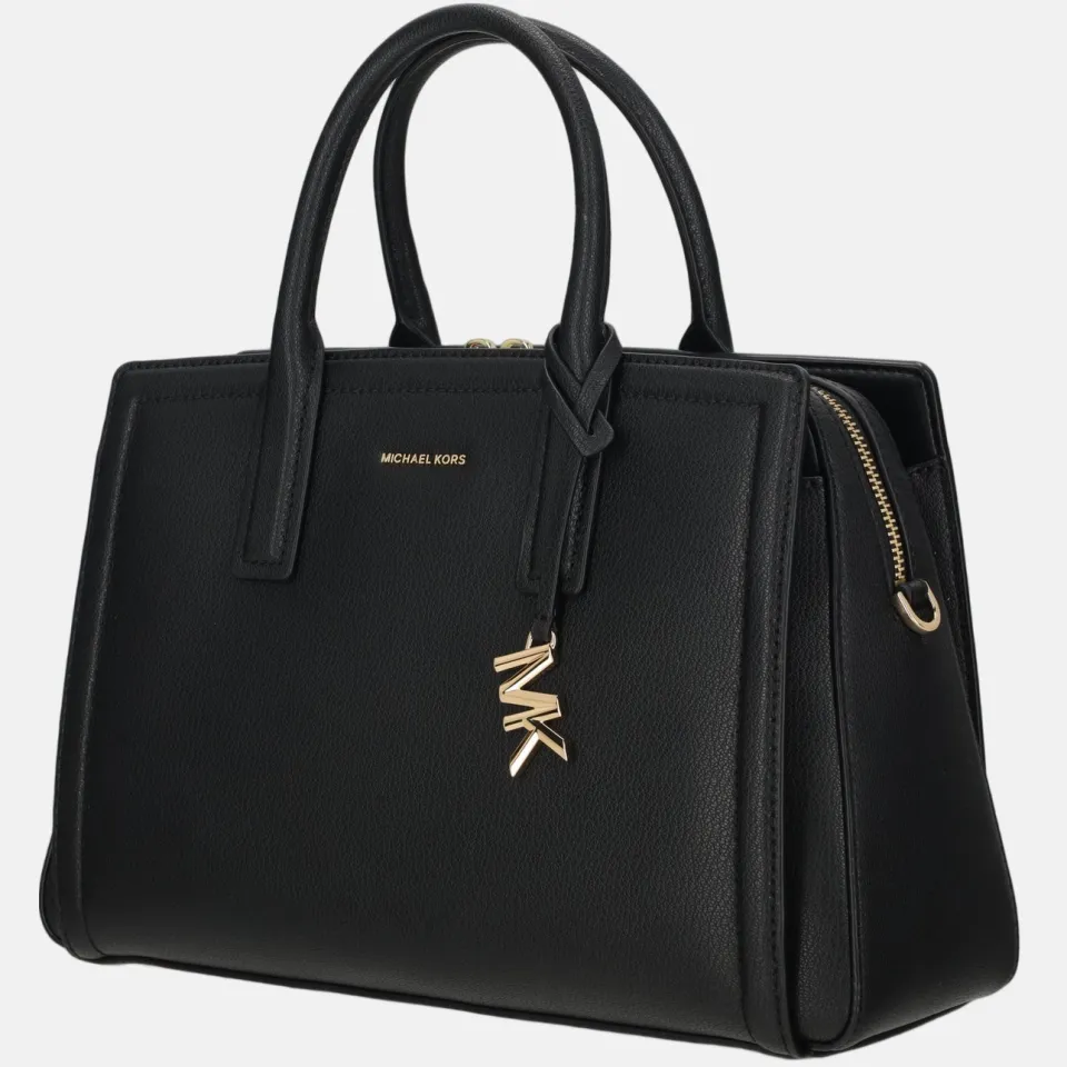 Tas MICHAEL Michael Kors 30r5g9is6l Md Satchel zwart, foto 2