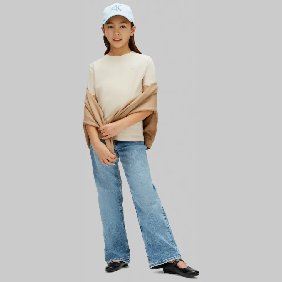 Calvin Klein T-shirt ecru, foto 5