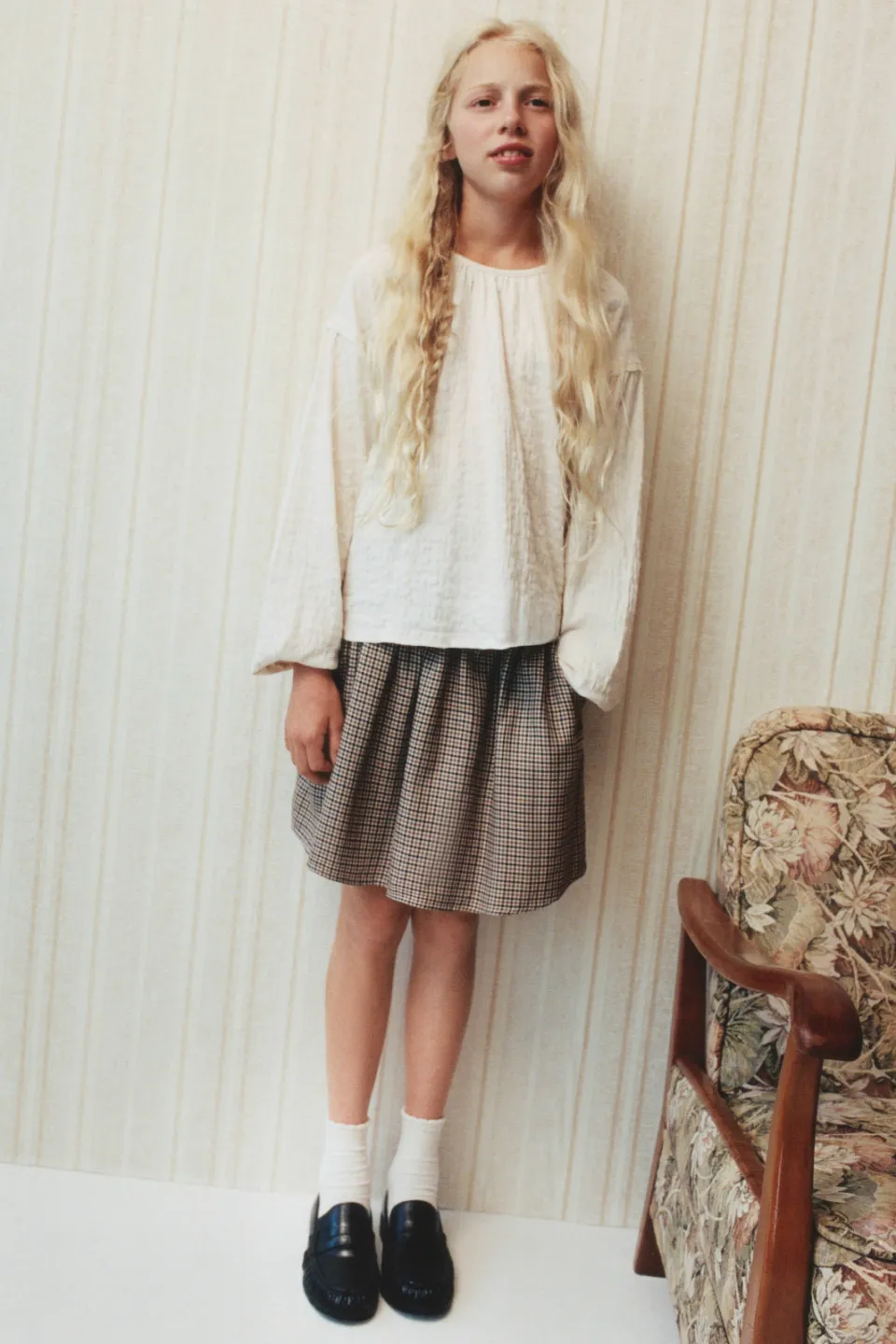 Mango blousetop beige