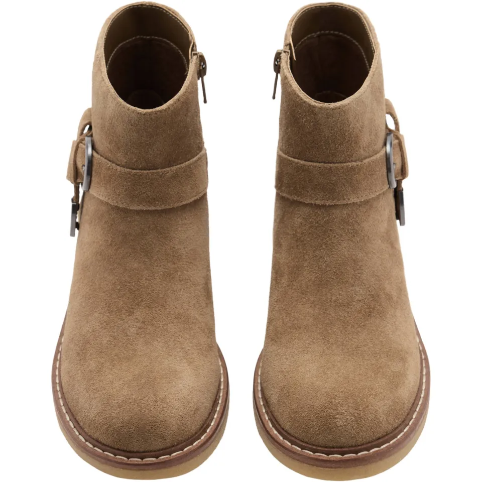 Mango Kids suède enkelboots - lichtbruin, foto 2