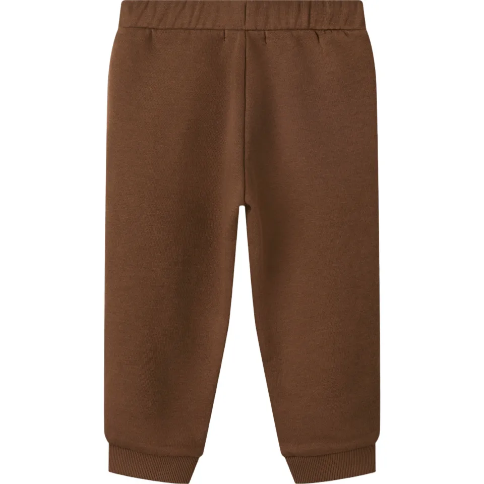 NAME IT joggingbroek met print bruin, foto 3