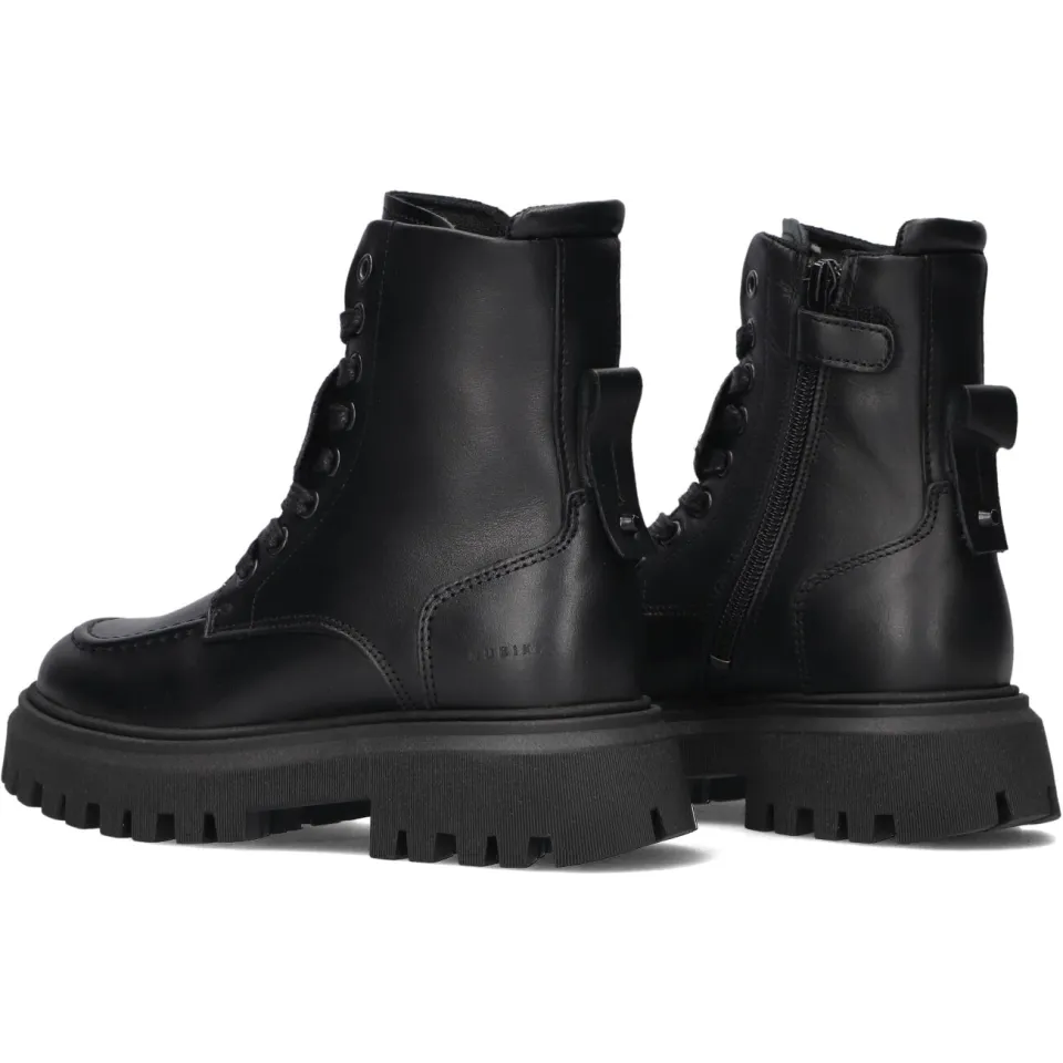 Nubikk Fae Bobbi Jr leren veterboots zwart, foto 6