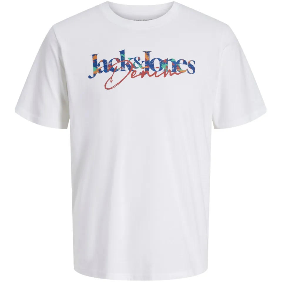 Jack & Jones t-shirt met logoprint wit, foto 2