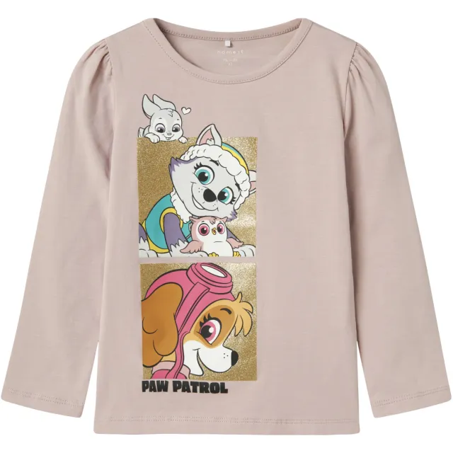 NAME IT MINI Paw Patrol longsleeve oudroze
