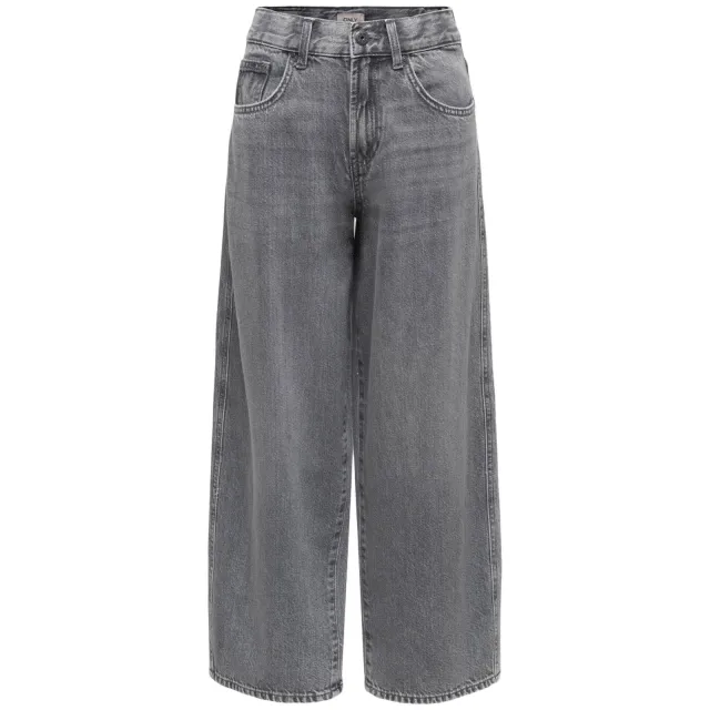 Only KIDS ONLY GIRL KOGTAYLOR barrel jeans - grijs Medium Grey Denim