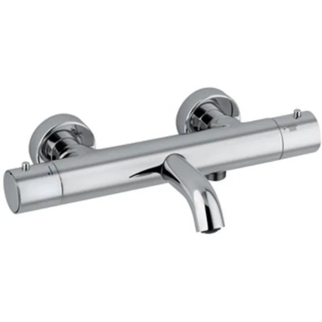 Plieger Badkraan Thermostatisch Plieger Napoli Met Omstel HOH 15cm Cool Body Chroom