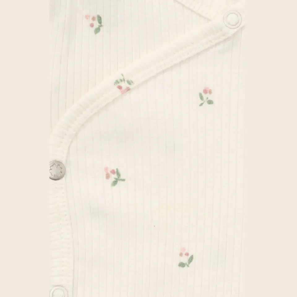 Noppies baby gebloemde longsleeve ecru, foto 3