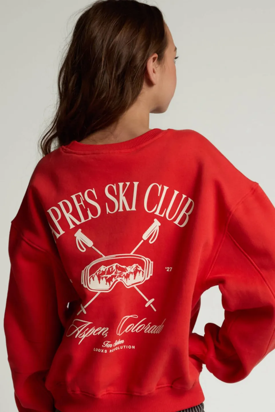 LOOXS 10sixteen rechtvallende sweater met backprint - rood, foto 7