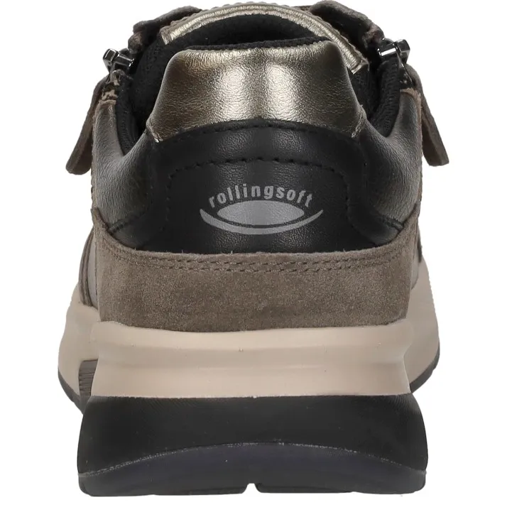 Gabor Rollingsoft veterschoenen taupe, foto 6