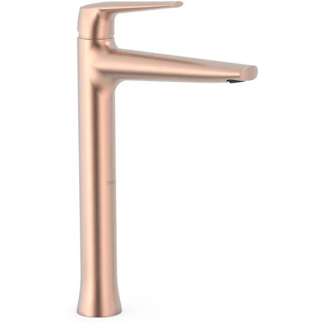 Tres Fuji hoge wastafelmengkraan mat rose gold