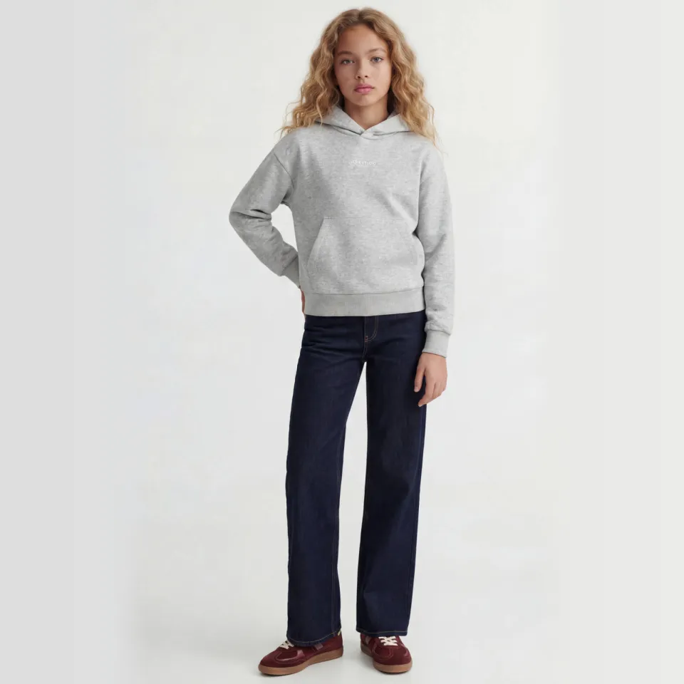 JJXX GIRL hoodie met tekst - grijs, foto 3
