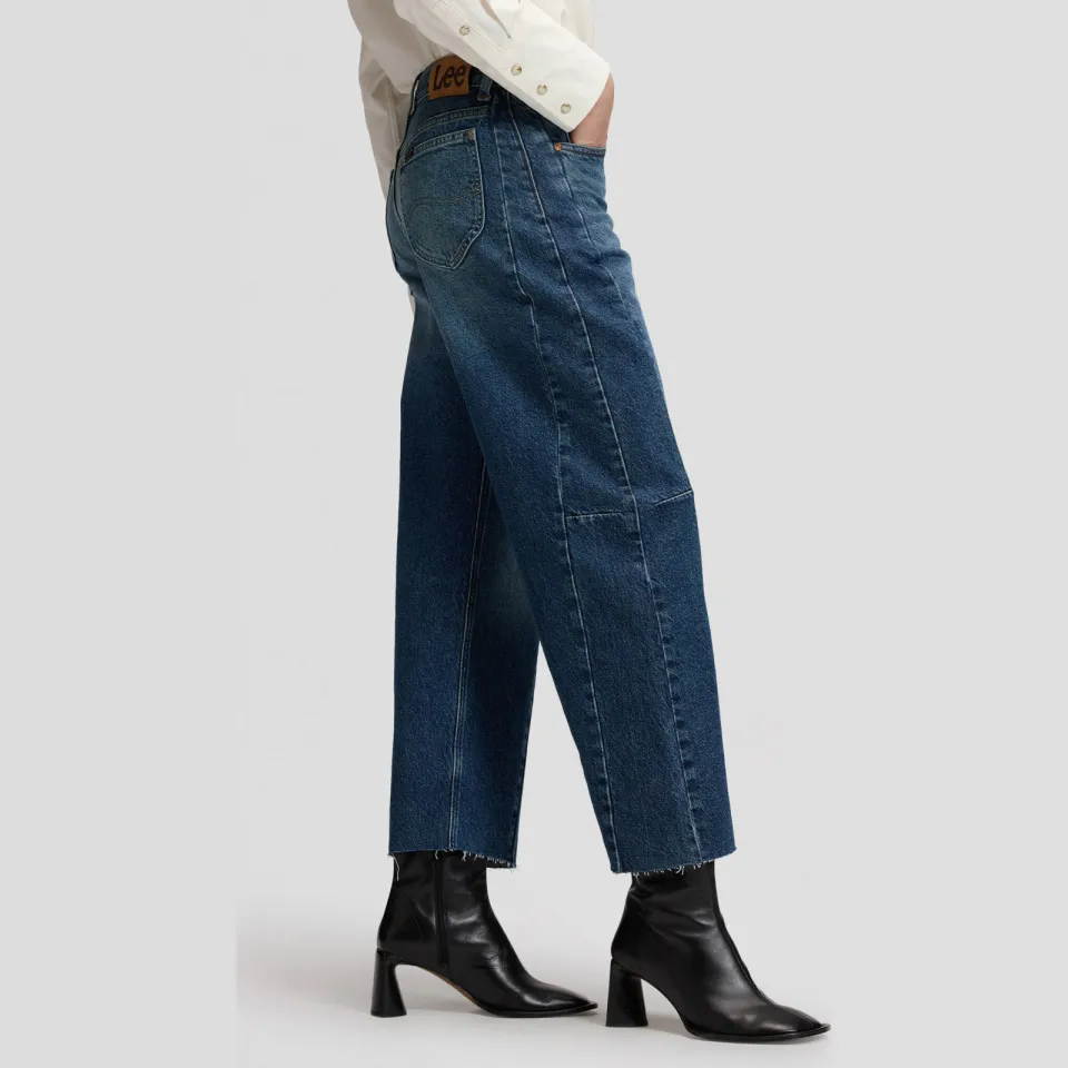 Lee Rider barrel jeans - donkerblauw, foto 4