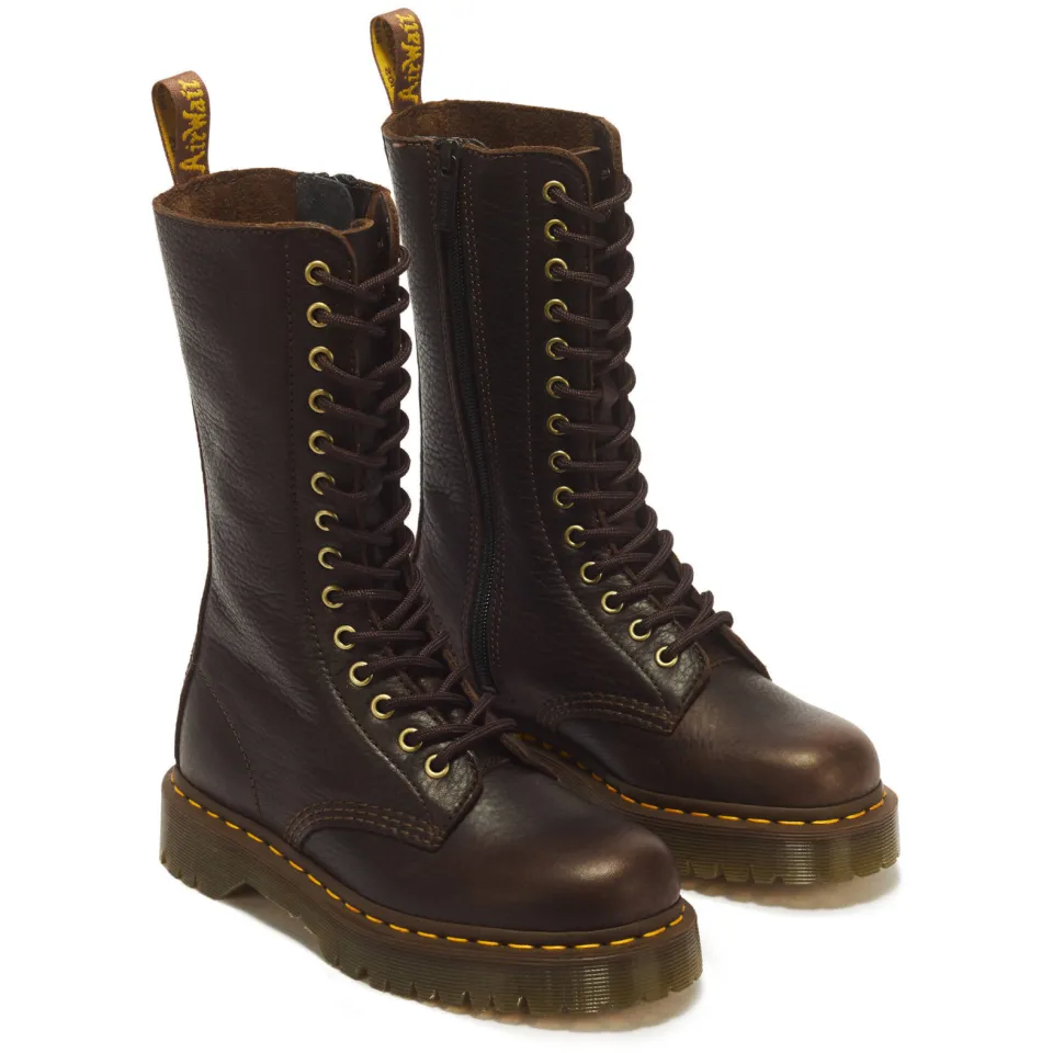 Dr. Martens 1b99 leren veterboots - donkerbruin, foto 3