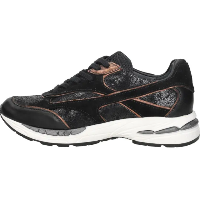 Aqa sneakers laag donkerblauw zwart, foto 2