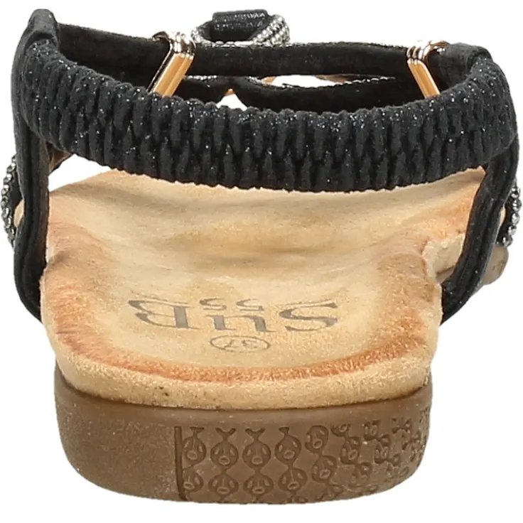 Sub55 Comfortabel sandalen zwart, foto 4
