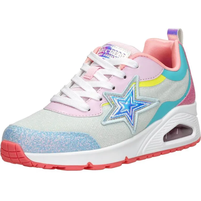 Skechers Uno Starry Vibe lage sneakers lichtblauw licht blauw, foto 3