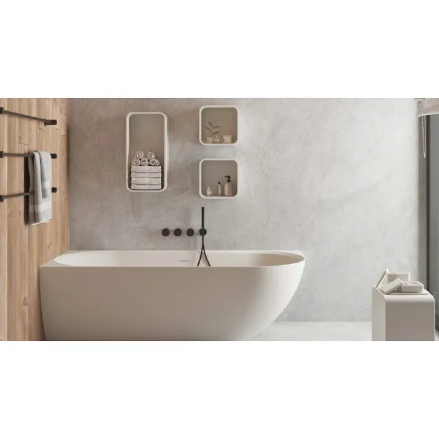 Ideavit SolidNova-CL hoekbad mat wit