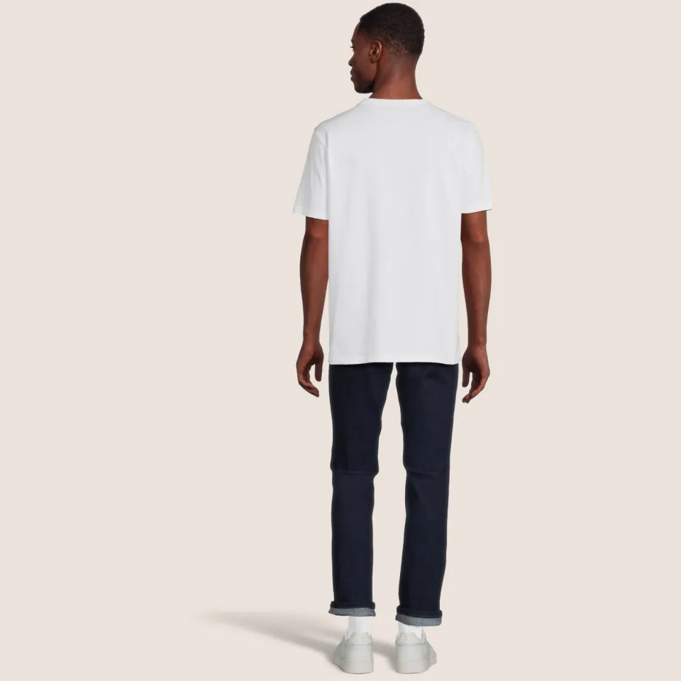 Boss regular T-shirt wit, foto 4