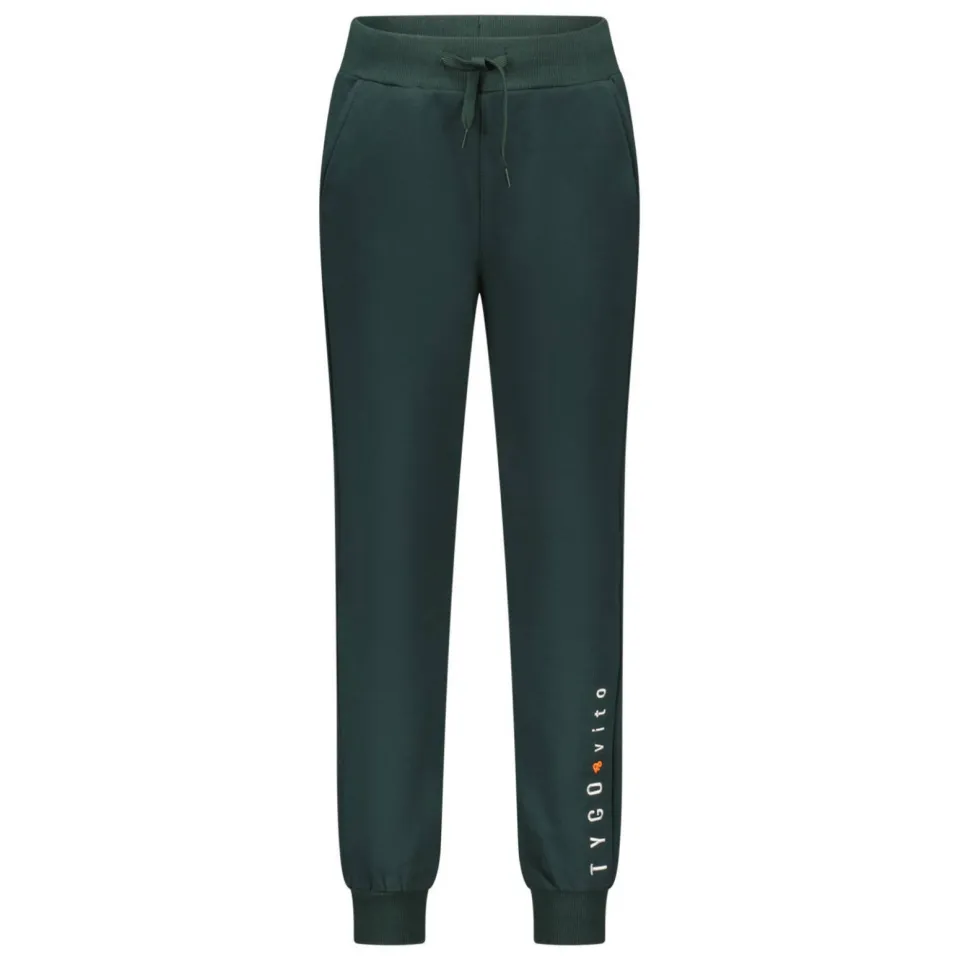 TYGO & vito regular joggingbroek donkergroen, foto 2