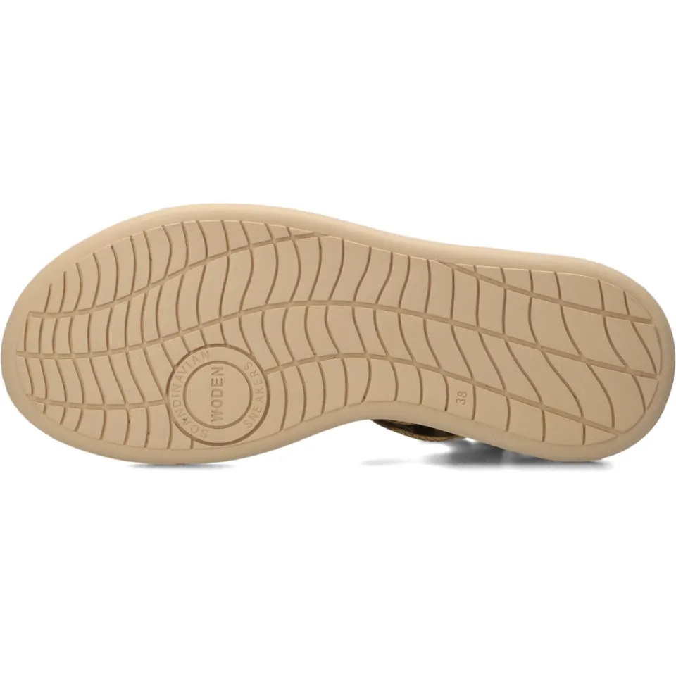 Woden Sandalen Line Camel, foto 5
