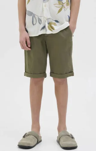 Jack & Jones Junior regular fit gebreide chino short dusty olive, foto 5