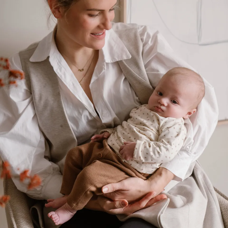 Dirkje baby broek bruin