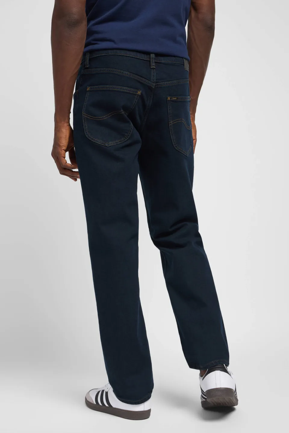 Lee straight leg jeans Brooklyn blue black, foto 4