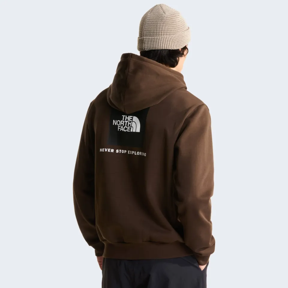 The North Face hoodie met backprint - donkerbruin, foto 4