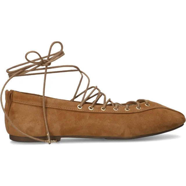 Toral Dames Ballerina's Janis - Camel Bruin