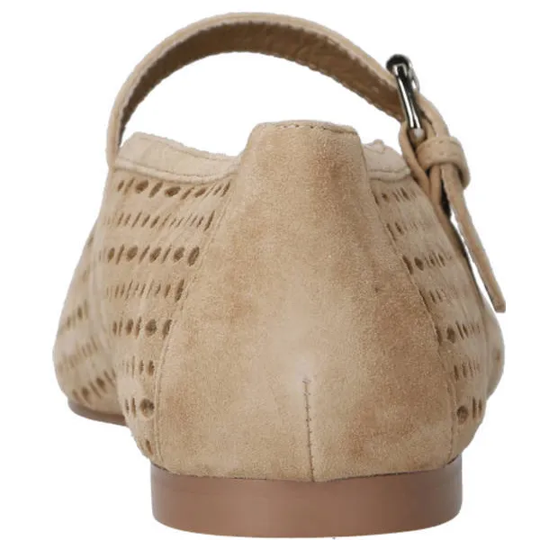Bibi Lou Maia suède ballerina's beige, foto 2
