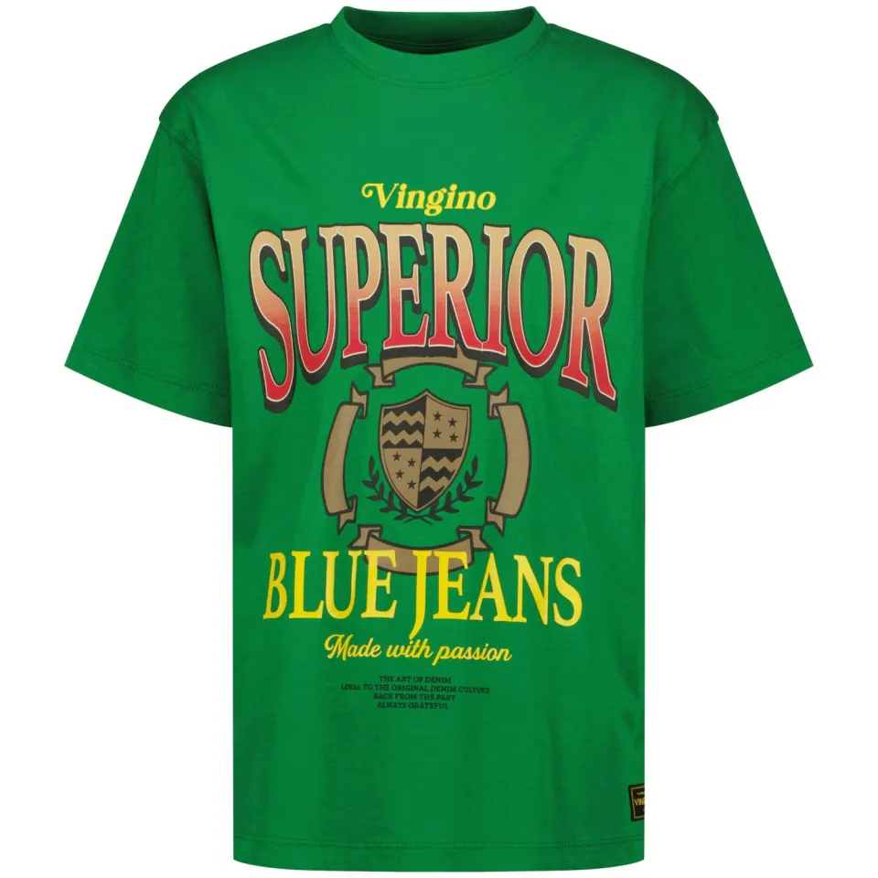 Vingino T-shirt groen met print, foto 2
