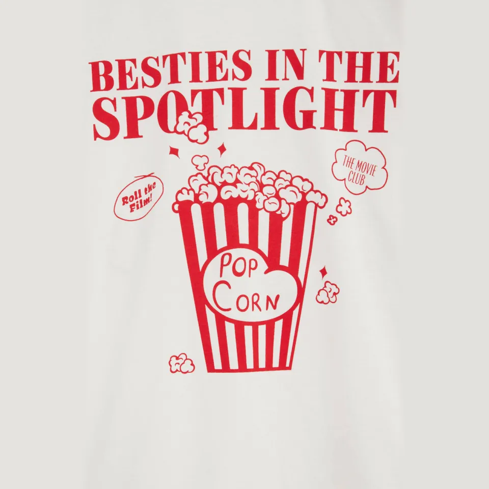 WE Fashion t-shirt met print wit rood, foto 6