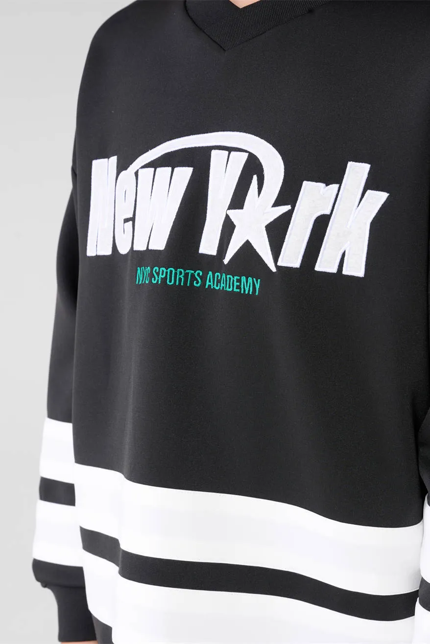 Shoeby oversized sweater met print - zwart, foto 6