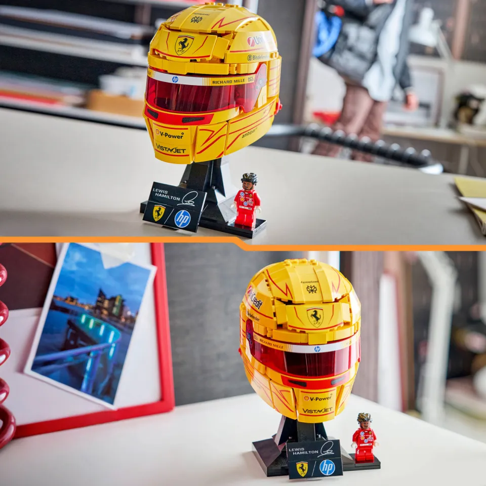 Lego Editions Vehicles Scuderia Ferrari HP Helm van Lewis Hamilton Set 43022, foto 4