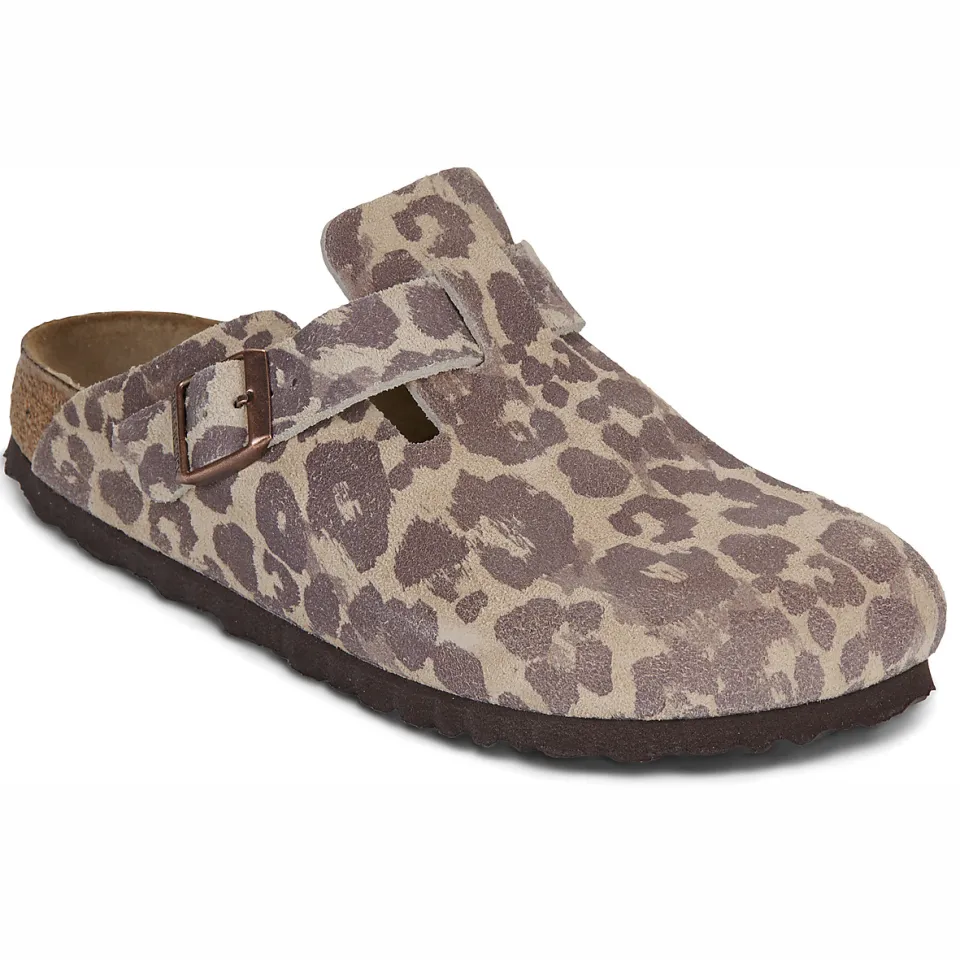Birkenstock Suede Slippers en Sandalen Dames - Bruin - Suède Brown