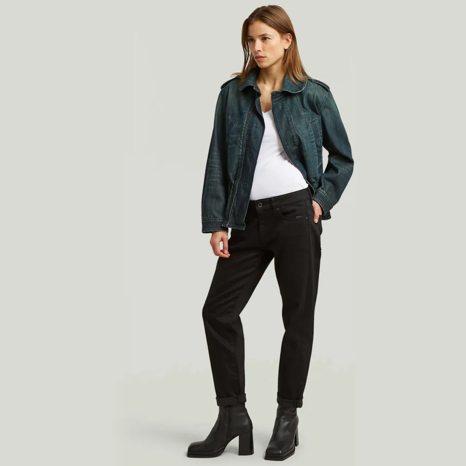 G-Star Kate low waist boyfriend jeans - zwart