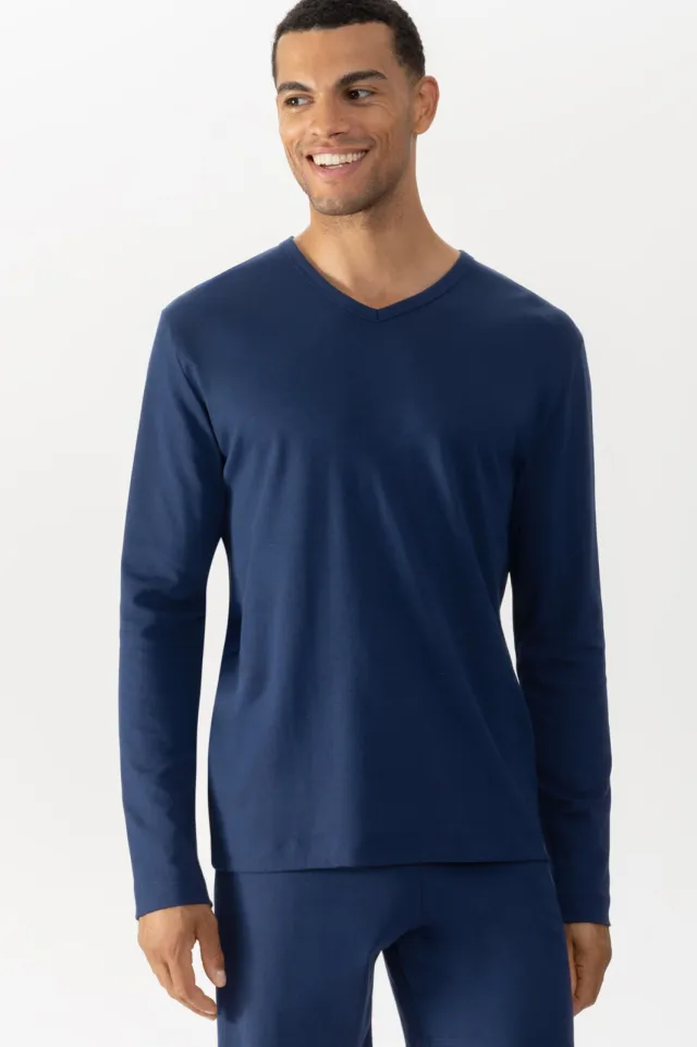 Mey T-shirt met lange mouwen Serie Solid Night Neptune neptunus, foto 2