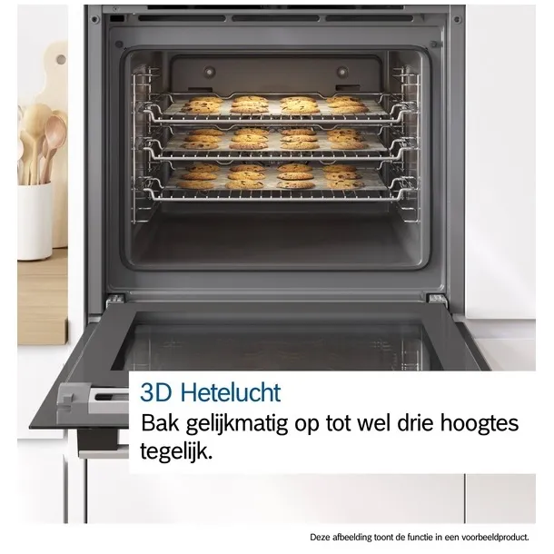 Bosch HBA534BS3 inbouwoven roestvrijstaal, foto 3
