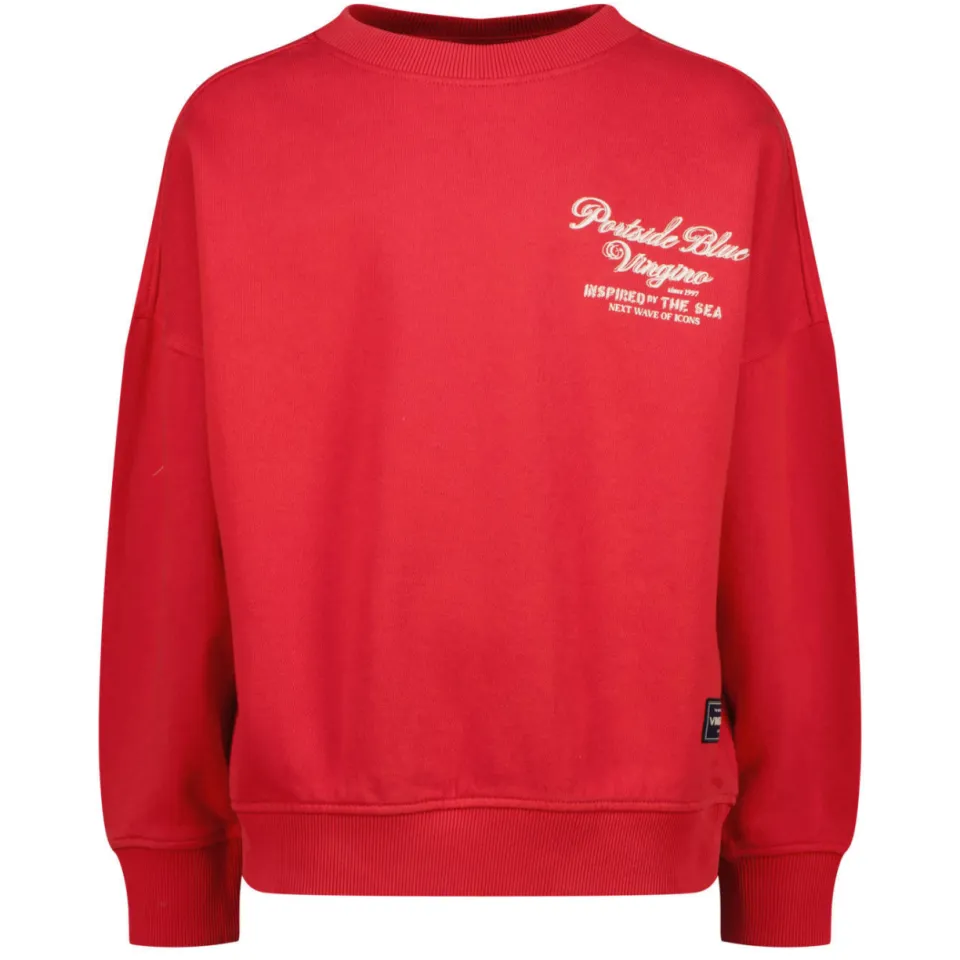Vingino sweater met backprint - rood, foto 2
