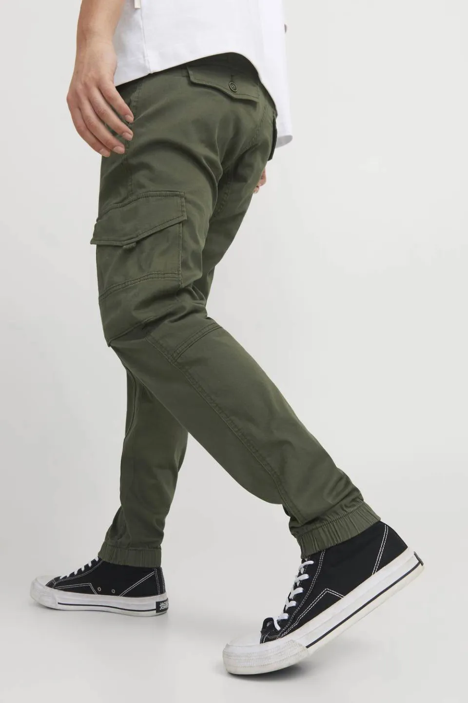 Jack & Jones JJIPAUL cargobroek olijfgroen, foto 5