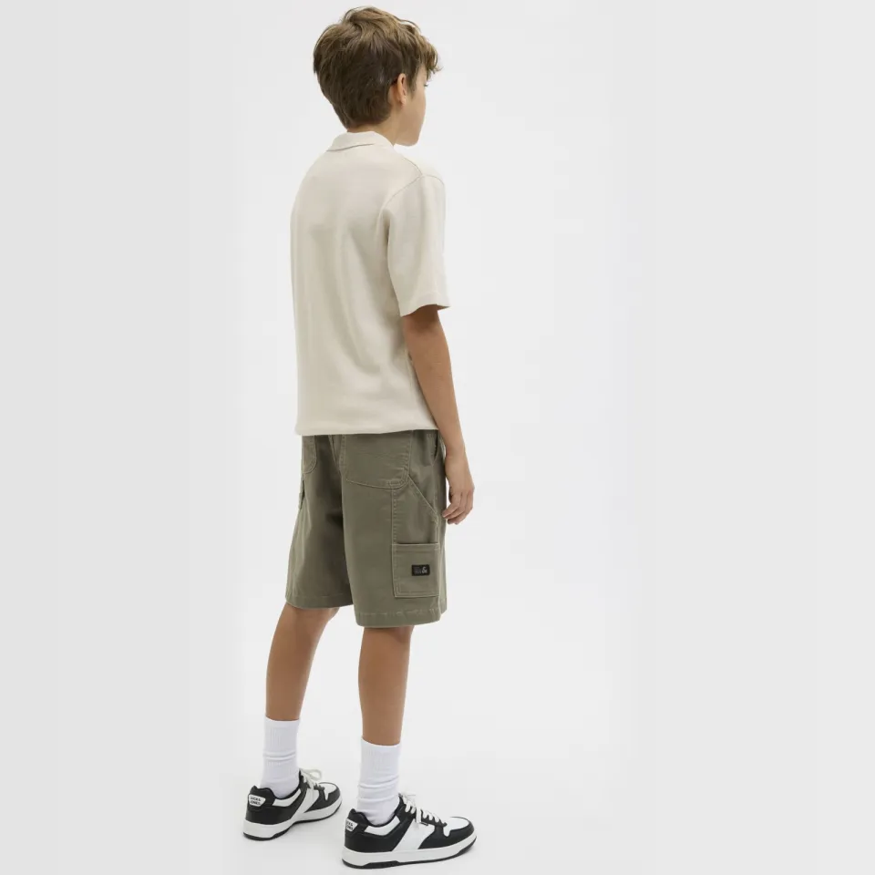 Jack & Jones casual korte broek olijfgroen, foto 4