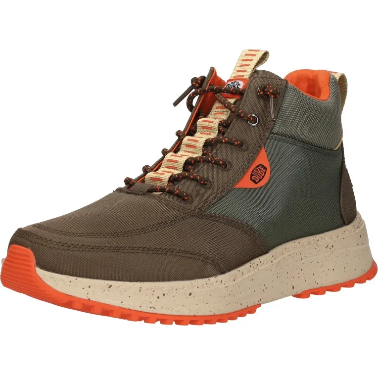 Hey Dude Tahoe Nylon hoge sneaker bruin, foto 3