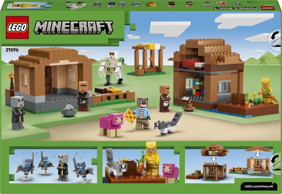 Lego Minecraft Oproeper dorpsaanval 21596, foto 2